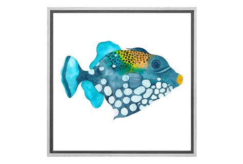 Elevate Your Space With Tropical Fish Blue Ocean Wall Art Final Touch