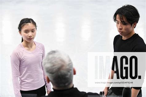 Haruna Murakami And Sumitada Moriguchi Jpn During Pairs Practice At