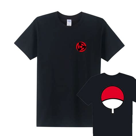 Buy Naruto Uchiha T Shirt Summer Style Short Sleeve