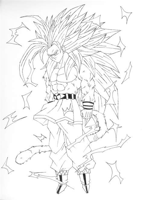 The only way a saiyan can attain super saiyan 4 is if he is already a super saiyan, can transform into a golden great ape, and regain conscious control over the form. Dragon Ball Z Coloring Pages Goku Super Saiyan 4
