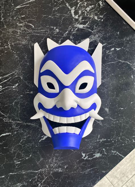 Blue Spirit Mask Avatar Cosplay Prince Zukos Mask Etsy