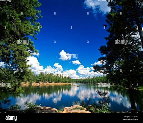 Woods Canyon Lake On The Mogollon Rim Apache Sitgreaves National