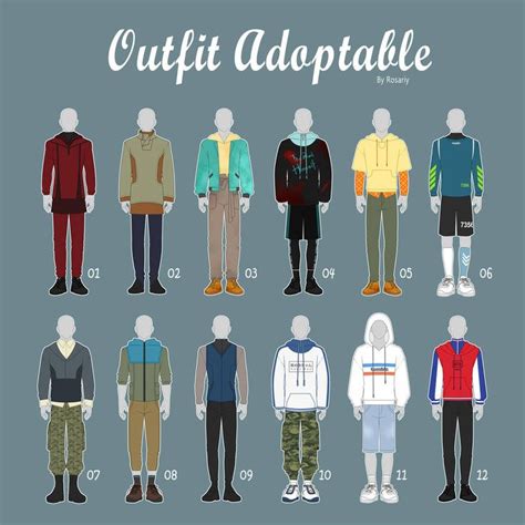 Open Casual Outfit Adopts Male By Https Deviantart