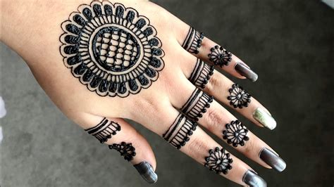 How To Apply Eid Special Beautiful Easy Mandala Gol Tikki Henna Mehndi