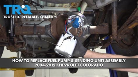 How To Replace Fuel Pump Sending Unit Assembly 2004 2012 Chevrolet