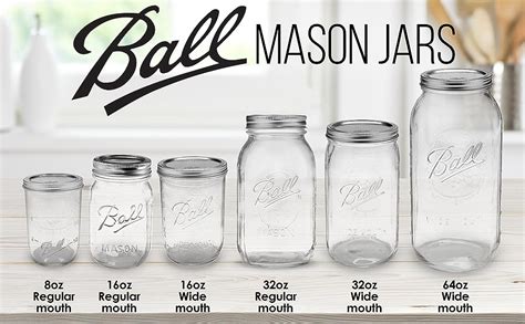 Ball Mason Jars 8 Oz Bundle With Non Slip Jar Opener Set