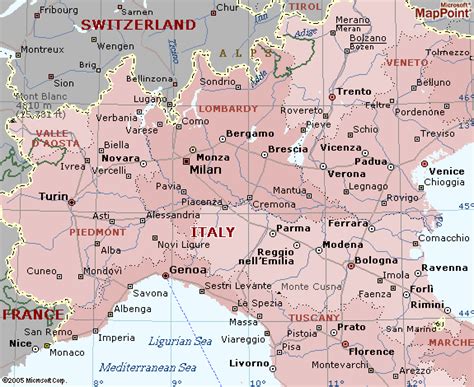 Northern Italy Maps Italy Italy And Southern France