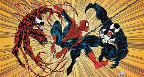 Venom Vs Carnage Is An Epic Battle Between Costumes