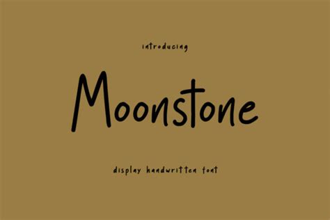 Moonstone Font Free Font