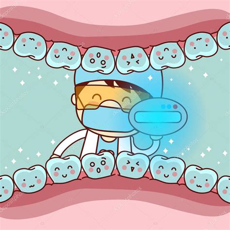cartoon doctor dentist — stock vector © etoileark 99878200