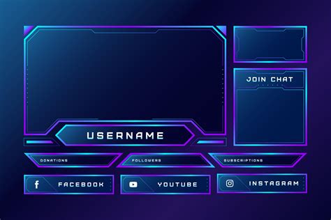 Twitch Overlay Design Twitch Overlays Game Logo Design Images