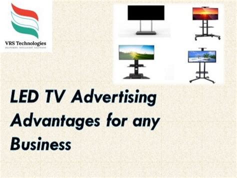 Led Tv Advertising Advantages For Any Business