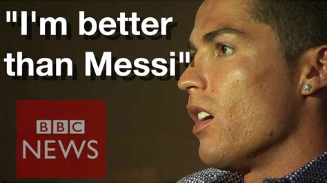 Sep 12, 2017·3 min read. Cristiano Ronaldo: I am better than Lionel Messi - BBC ...