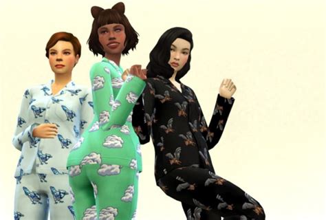 Miss Ruby Bird Maxis Match Pajamas Sims 4 Downloads