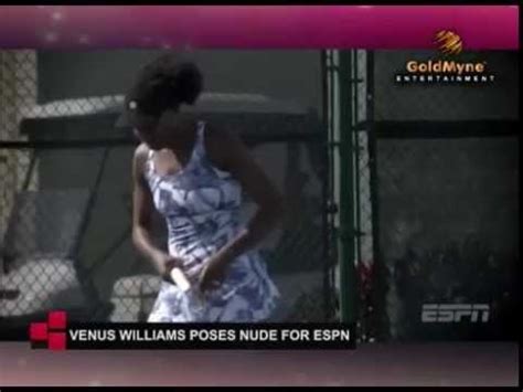 Venus Williams Poses Nude For Espn Youtube