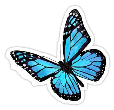 However, blue butterflies are not common as the color blue is a rare occurrence in nature. Light blue butterfly Sticker by VikiKL | Bubble stickers ...