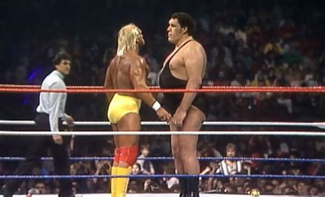 Hulk Hogan Didnt Know If Andre The Giant Was Going To Let Him Win At