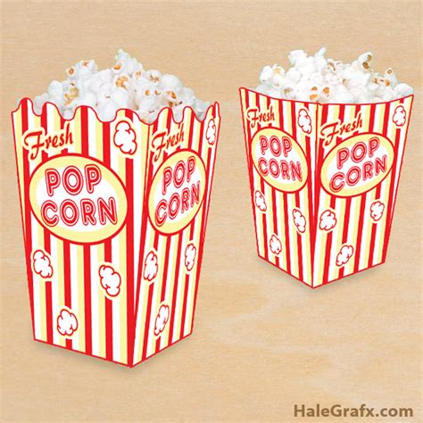 Check spelling or type a new query. FREE Printable Popcorn Box