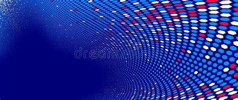Hexagons Pattern Vector Abstract Background Colorful Perspective Flow