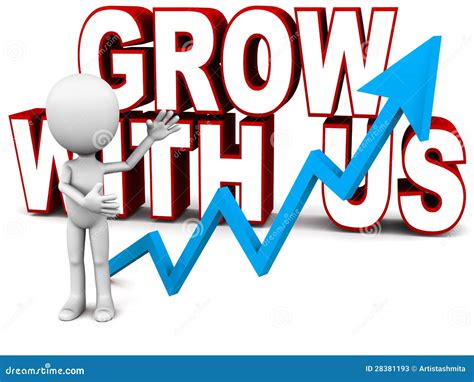 Grow With Us Stock Photos Image 28381193