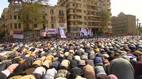Egypt Protests Many At Cairo Day Of Departure Rally Bbc News