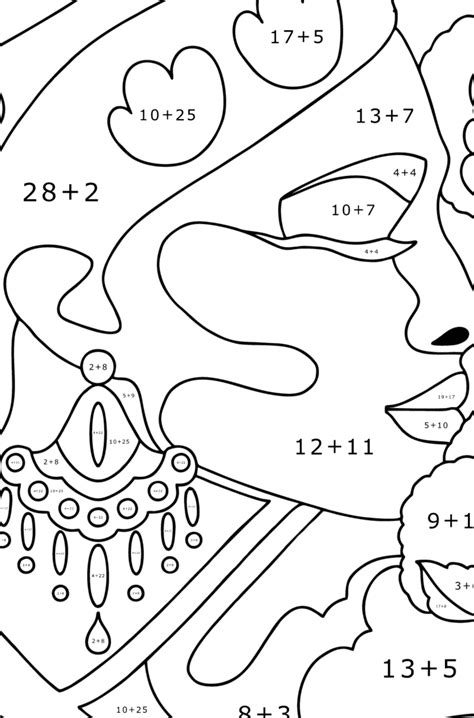 girl in dreams woman coloring pages for adults print and online