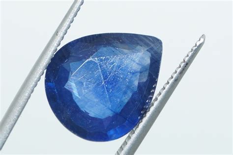 538 Ct Natural Thailand Blue Sapphire Loose Treated Gemstone Bs 699