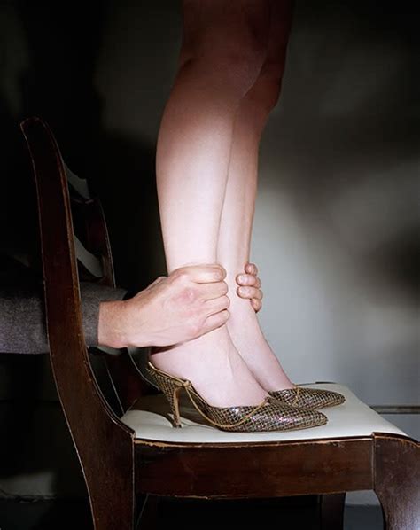 Jo Ann Callis Hands On Ankles From Early Color Portfolio Circa 1976