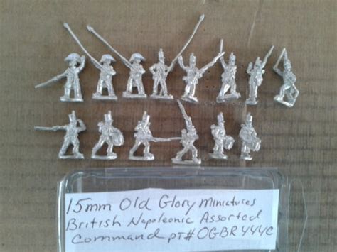 15mm Old Glory Miniatures British Napoleonic Assorted Command
