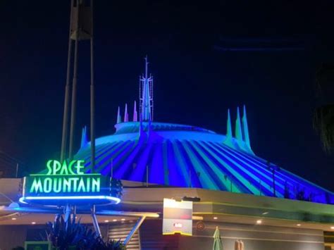 Space Mountain Tomorrowland Magic Kingdom Disney World
