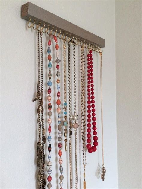 Large Wall Jewelry Organizer Necklace Storage Containers Wall Mount
