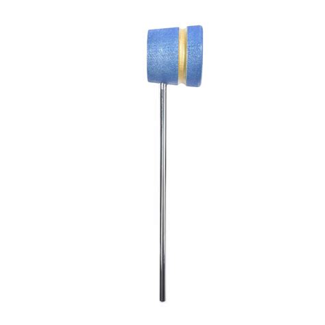 Low Boy Lightweight Wood Bass Drum Beater Blue Wgold Stripe Chicago