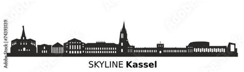Skyline Kassel Stock Vektorgrafik Adobe Stock