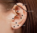 Piercing de la oreja: la guía completa [nombre, curación, joyas, ...]