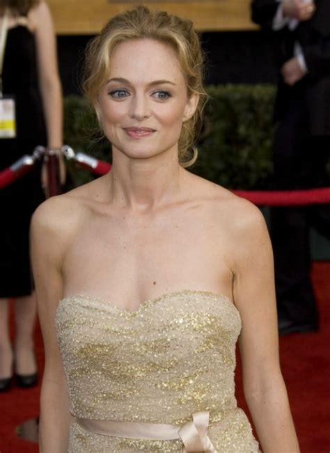 Heather Graham Wearing Hair Styled Up With Cascading Curls And Giving