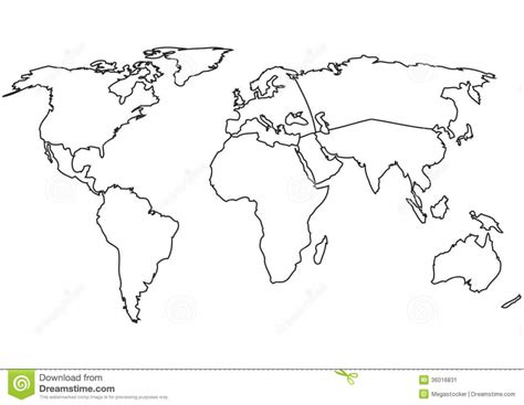 7 Printable Blank Maps For Coloring Activities In Your Geography