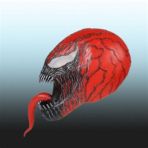 Venom 2 Red Carnage Massacre Mask Cosplay Edward Brock Superhero Full