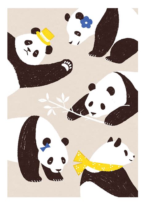 Shinos Illustration Works — パンダ Panda Illustration Panda Art Panda