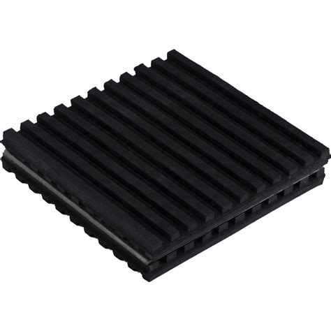 Ribbed Rubber Steel Rubber Anti Vibration Pads Shop Vibration And Noise