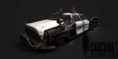 Police Car By Rah Creations From Fallout 4s Concept Art Made For