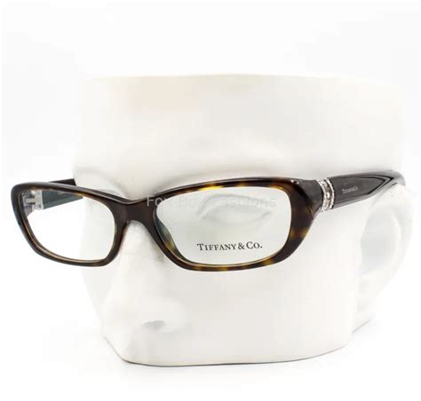 Tiffany And Co Tf 2069b 8015 Eyeglasses Glasses Brown Tortoise W Crystals 53mm 115 00 Picclick
