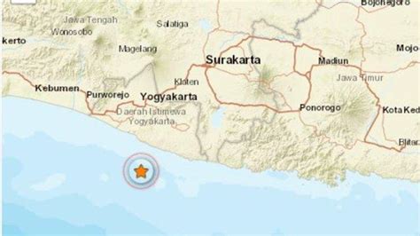 Gempa Bumi Terkini Di Yogyakarta Info BMKG Baru Saja Guncangan Di Laut