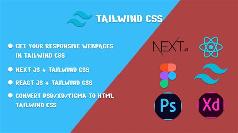 Convert Psd Xd And Figma To Tailwind Css Html Legiit