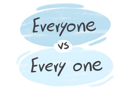 Everyone Vs Every One In English Grammar Langeek