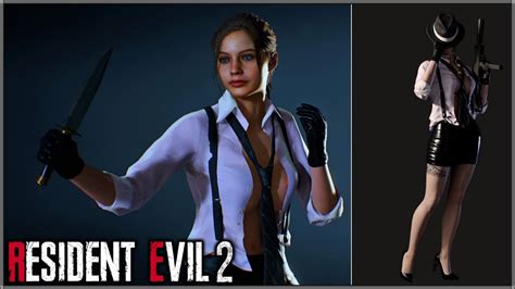 Resident Evil Remakeclaire Redfield Model View Nude Naughty Noir Mod Steam P Hd