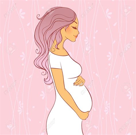 Pregnant Woman Vector Clipart Panda Free Clipart Images The