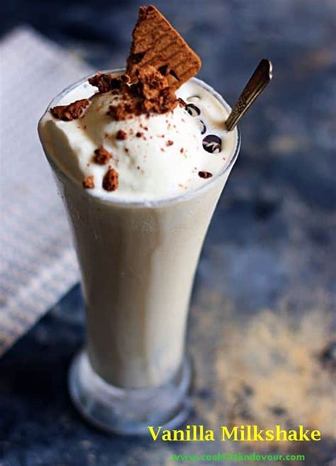Best Vanilla Milkshake Recipe With Video Cook Click N Devour