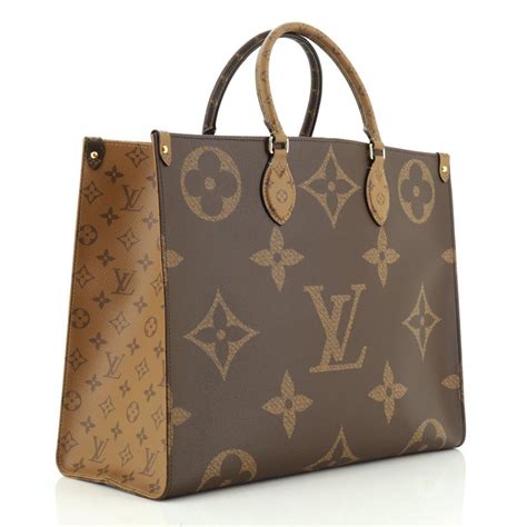 Louis Vuitton Onthego Tote Limited Edition Reverse Monogram Giant Gm At