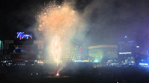 Comerica Park Fireworks Youtube