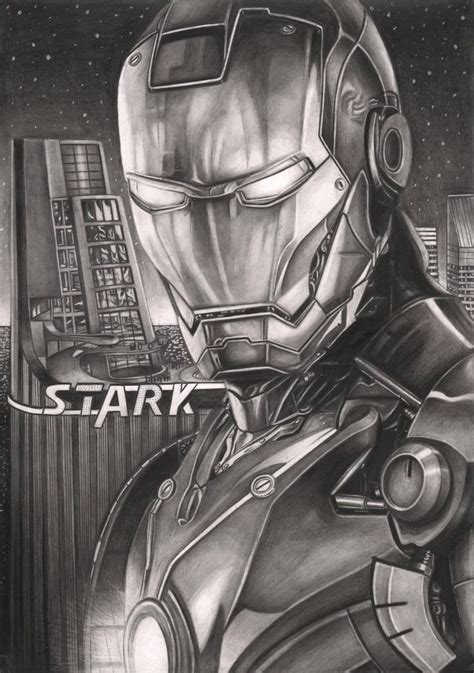 Iron Man Graphite Drawing By Pen Tacular Artist On Deviantart Iron